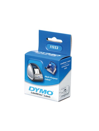 Etiqueta adhesiva dymo 11353 -tamaño 24x12 mm para impresora 400 1000 etiquetas uso multifuncion
