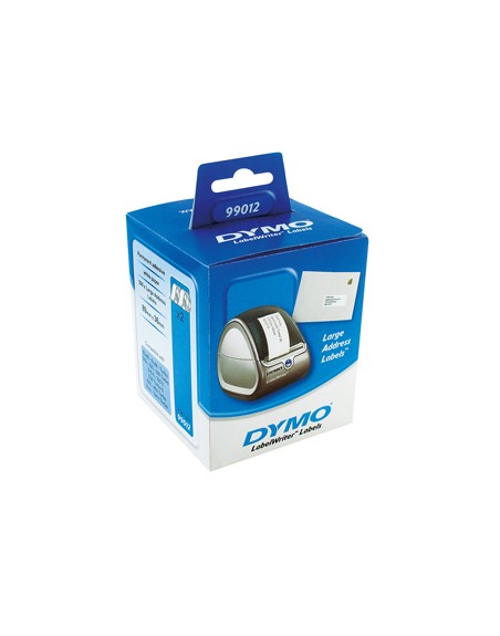Etiqueta adhesiva dymo 99012 -tamaño 89x36 mm para impresora 400 260 etiquetas uso direcciones papel c/2