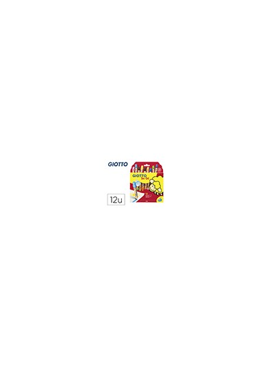 Lapices de colores giotto super bebe caja de 12 lapices colores surtidos + sacapuntas