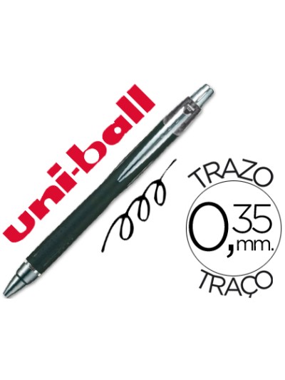 Boligrafo uni-ball jetstream sxn-210 retractil tinta hibrida color negro