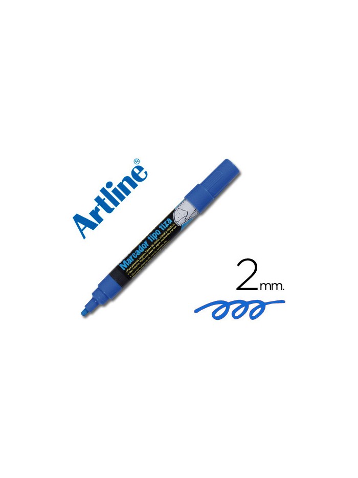 Rotulador artline pizarra verde negra epw-4-az color azul bolsa de 4 unidades Rotulador artline pizarra verde negra epw-4-az color azul bolsa de 4 unidades