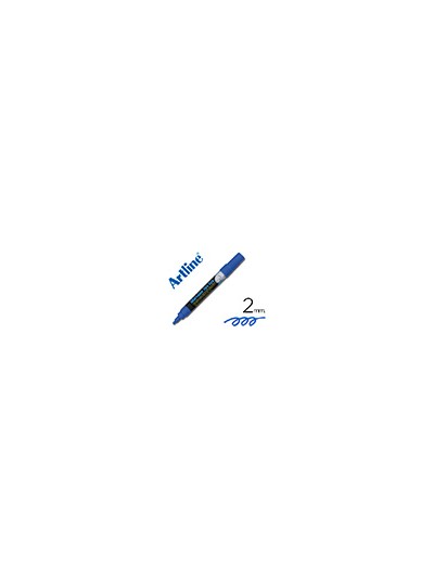 Rotulador artline pizarra verde negra epw-4-az color azul bolsa de 4 unidades