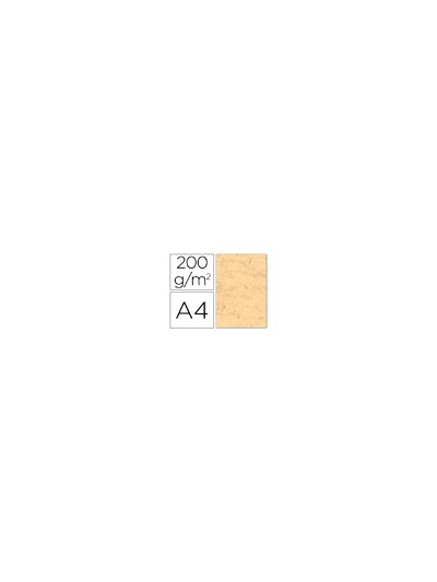 Cartulina marmoleada din a4 200 gr ocre paquete de 100 hojas