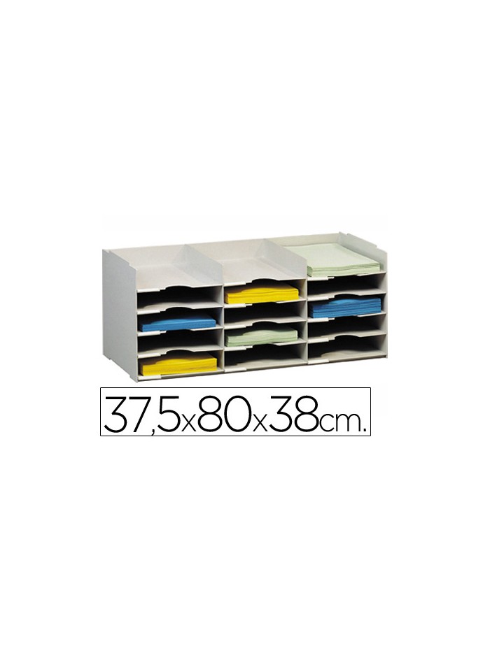 Archivador paperflow bloques sobreponibles gris 15 casillas din a4 Archivador paperflow bloques sobreponibles gris 15 casillas din a4