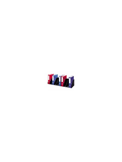 Organizador de armario paperflow negro. baldas fijas 802 mm 10 compartimentos