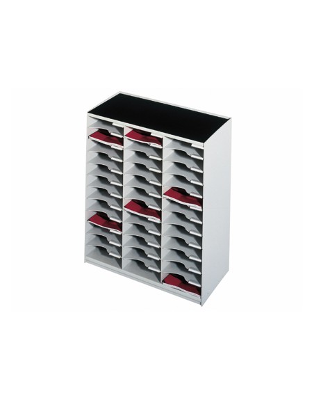 Modulo paperflow monobloques 36 casillas gris