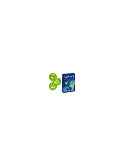 Papel fotocopiadora navigator din a4 160 gramos papel multiuso ink-jet y laser paquete de 250 hojas