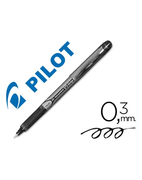 Rotulador pilot punta aguja v-5 grip negro 0.5 mm