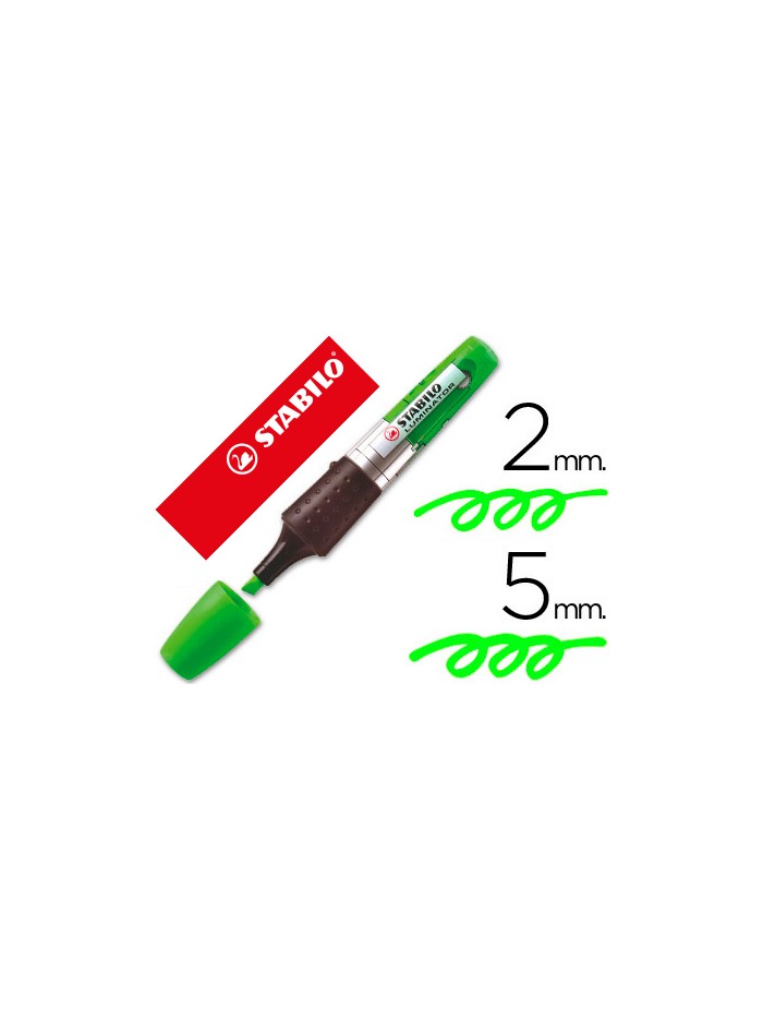 Rotulador stabilo boss luminator verde tinta liquida Rotulador stabilo boss luminator verde tinta liquida