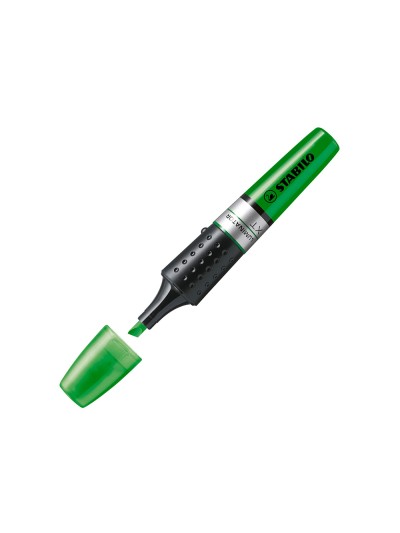 Rotulador stabilo boss luminator verde tinta liquida