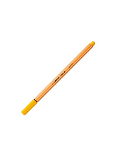 Rotulador stabilo punta de fib ra point 88 amarillo punta fina 0,4mm