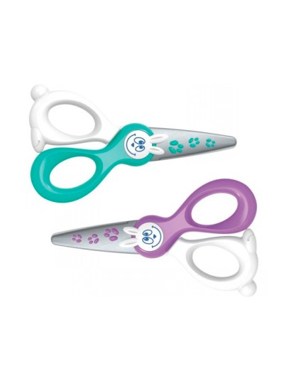 Tijera escolar maped kidi-cut 12 cm especial para infantil corta solo papel