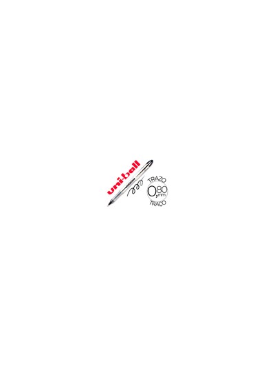 Rotulador uni-ball roller ub-200 vision negro 0,8 mm -unidad