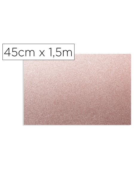 Rollo adhesivo d-c-fix rosa metal brillo ancho 45 cm largo 1,5 mt