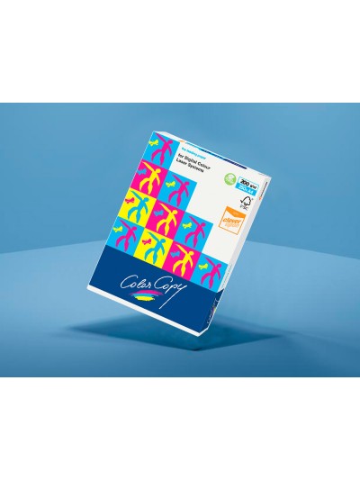 Papel fotocopiadora color copy din a4 200 gramos paquete de 250 hojas