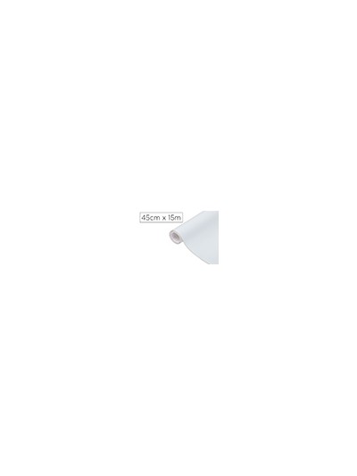 Rollo adhesivo d-c-fix blanco mate ancho 45 cm largo 15 mt