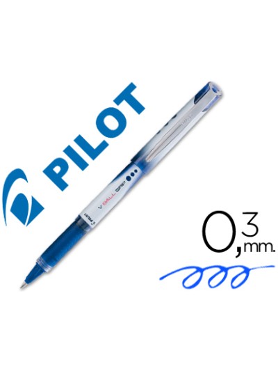 Rotulador pilot roller v-ball grip azul 0.5 mm