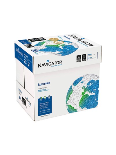 Papel fotocopiadora navigator din a3 90 gramos papel multiuso ink-jet y laser paquete de 500 hojas