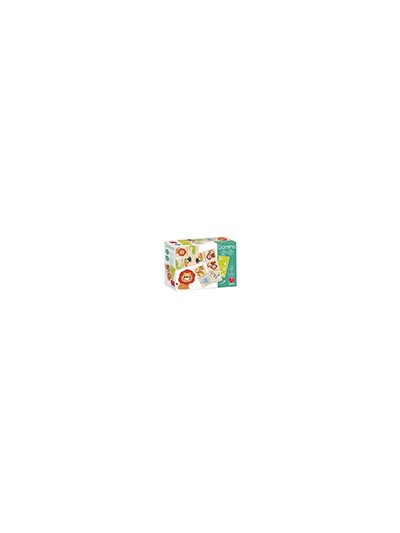 Juego goula jumbo domino madera selva 28 piezas