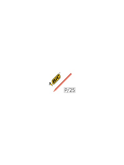 Lapices plastidecor unicolor carne-27 caja con 25 lapices