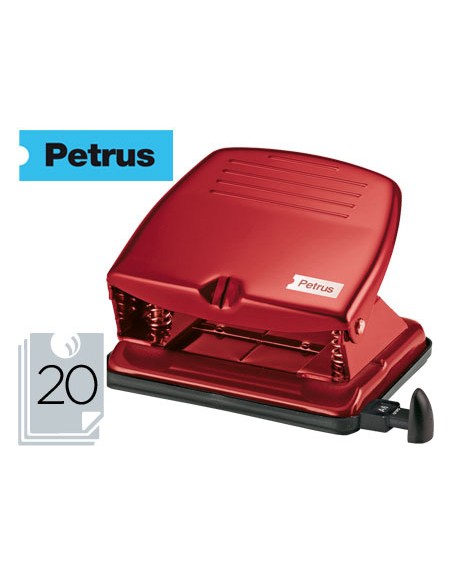 Taladrador petrus 65 color burdeos capacidad 20 hojas