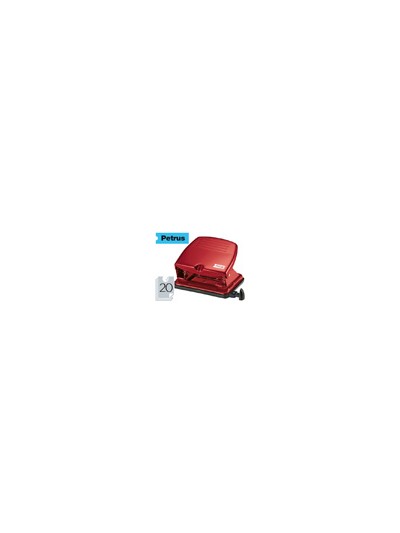 Taladrador petrus 65 color burdeos capacidad 20 hojas