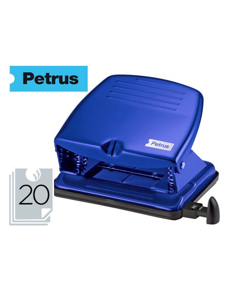 Taladrador petrus 65 color azul capacidad 20 hojas