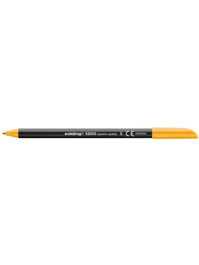Rotulador edding punta fibra 1200 naranja claro n.16 punta redonda 0.5 mm