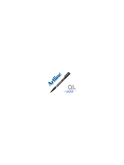 Rotulador artline para cd punta de fibra permanente ek-883 azul -punta redonda 0.5 mm