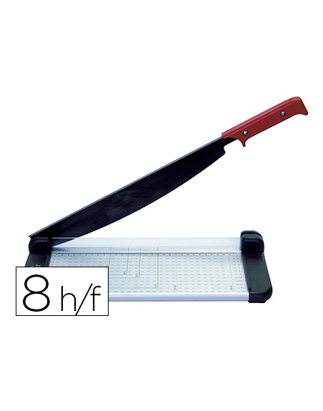Cizalla m+r metalica 6432 de palanca de 32 cm con base de aluminio