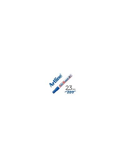 Rotulador artline marcador permanente ek-400 xf azul -punta redonda 2.3 mm -metal caucho y plastico
