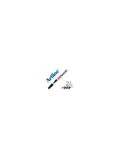 Rotulador artline marcador permanente ek-400 xf negro -punta redonda 2.3 mm -metal caucho y plastico