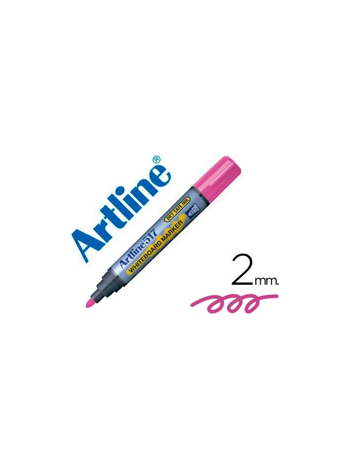 Rotulador artline pizarra ek-517 rosa punta redonda 2 mm tinta de bajo olor Rotulador artline pizarra ek-517 rosa punta redonda 2 mm tinta de bajo olor