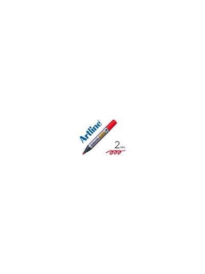 Rotulador artline marcador permanente 170 rojo punta redonda 2 mm antisecado