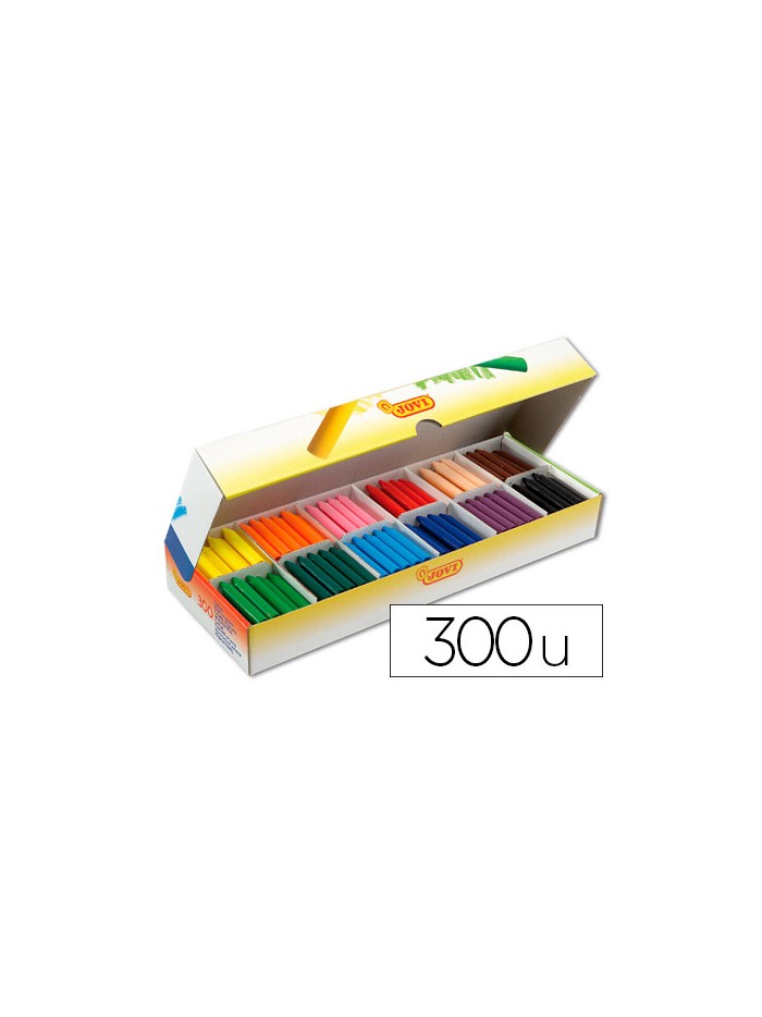 Lapices cera jovicolor caja con 300 unidades colores surtidos Lapices cera jovicolor caja con 300 unidades colores surtidos