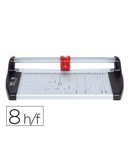 Cizalla m+r metalica 6132 de rodillo de 32 cm con base de aluminio