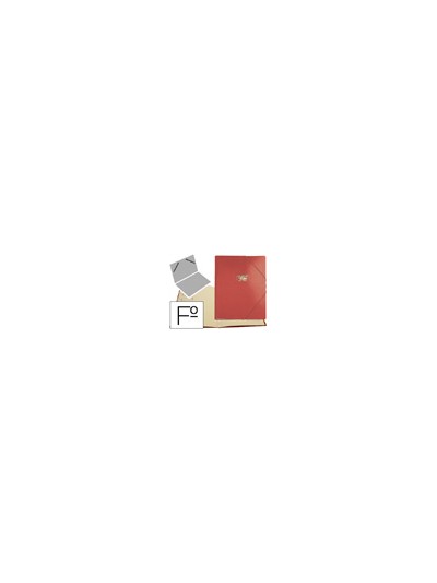 Carpeta clasificador carton compacto saro folio roja 12 departamentos