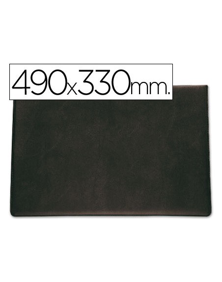 Vade sobremesa saro lujo 710 negro 490x330 cm