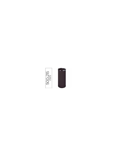 Paraguero metalico 301 negro aros cromado 50x21,5 cm
