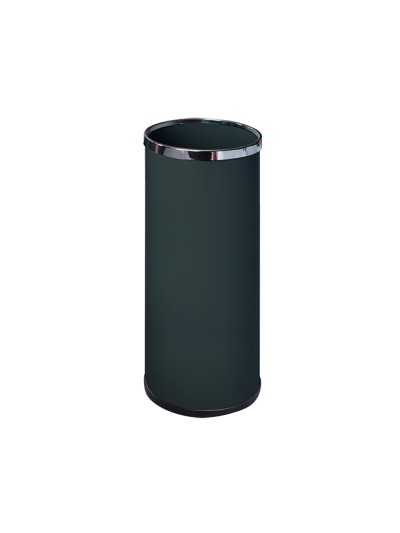 Paraguero metalico 301 negro aros cromado 50x21,5 cm