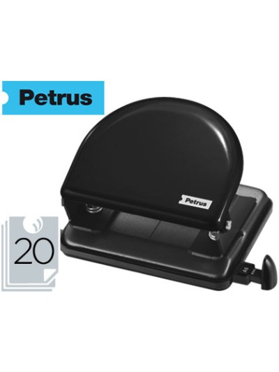Taladrador petrus 52 negro capacidad 20 hojas