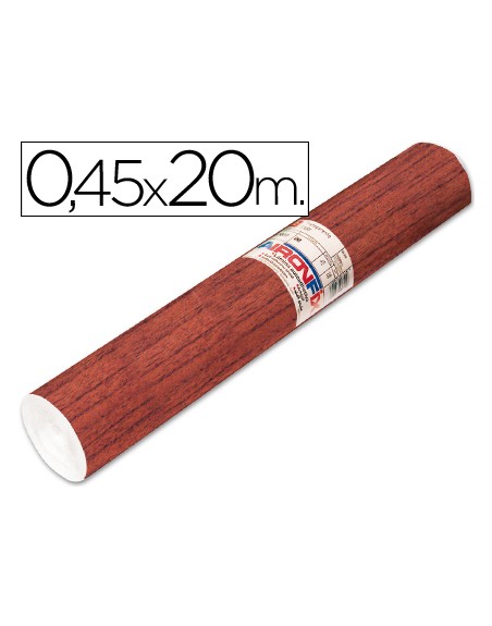 Rollo adhesivo aironfix madera oscuro 67183 rollo de 20 mt
