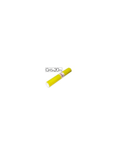 Rollo adhesivo aironfix unicolor amarillo brillo 67007rollo de 20 mt