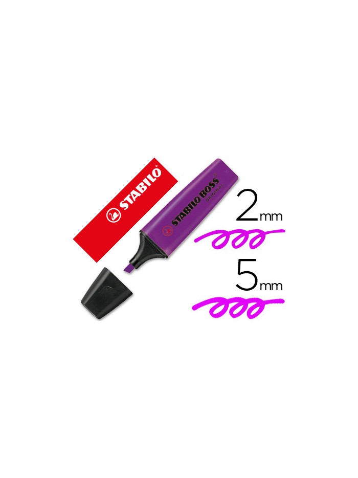 Rotulador stabilo boss fluorescente 70 lavanda Rotulador stabilo boss fluorescente 70 lavanda