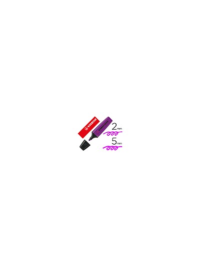 Rotulador stabilo boss fluorescente 70 lavanda