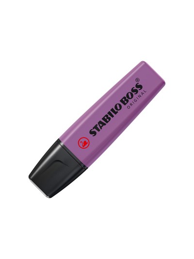 Rotulador stabilo boss fluorescente 70 lavanda