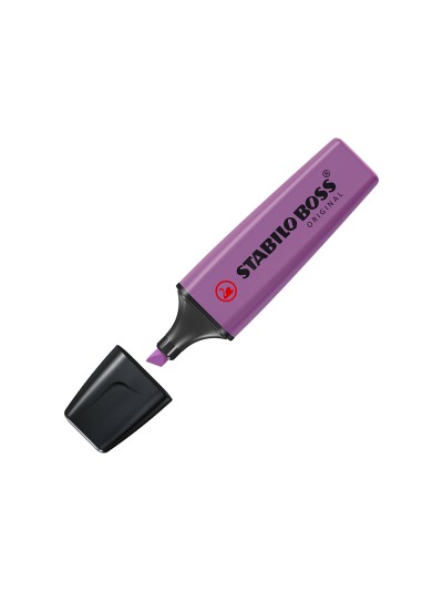 Rotulador stabilo boss fluorescente 70 lavanda