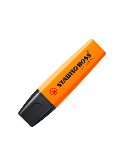 Rotulador stabilo boss fluorescente 70 naranja