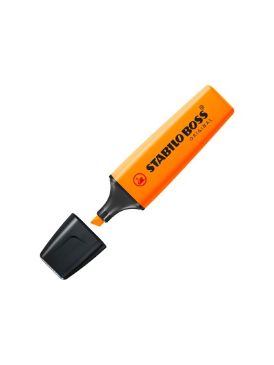 Rotulador stabilo boss fluorescente 70 naranja