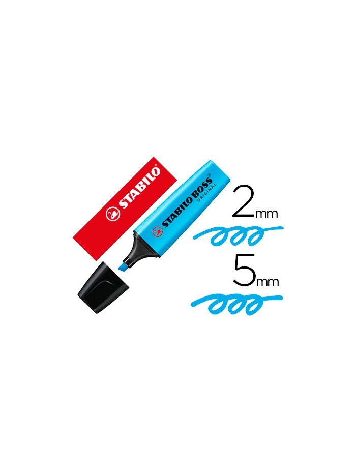 Rotulador stabilo boss fluorescente 70 azul Rotulador stabilo boss fluorescente 70 azul